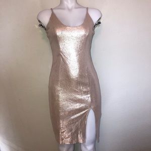 Misguided medium slit dress